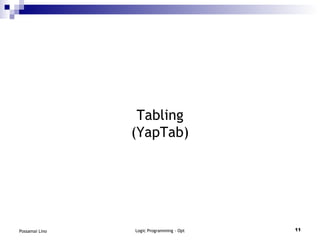 Tabling (YapTab) 