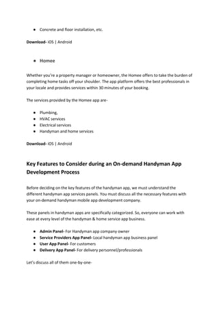 On-demand Handyman Mobile App Development_ A Complete Overview.pdf