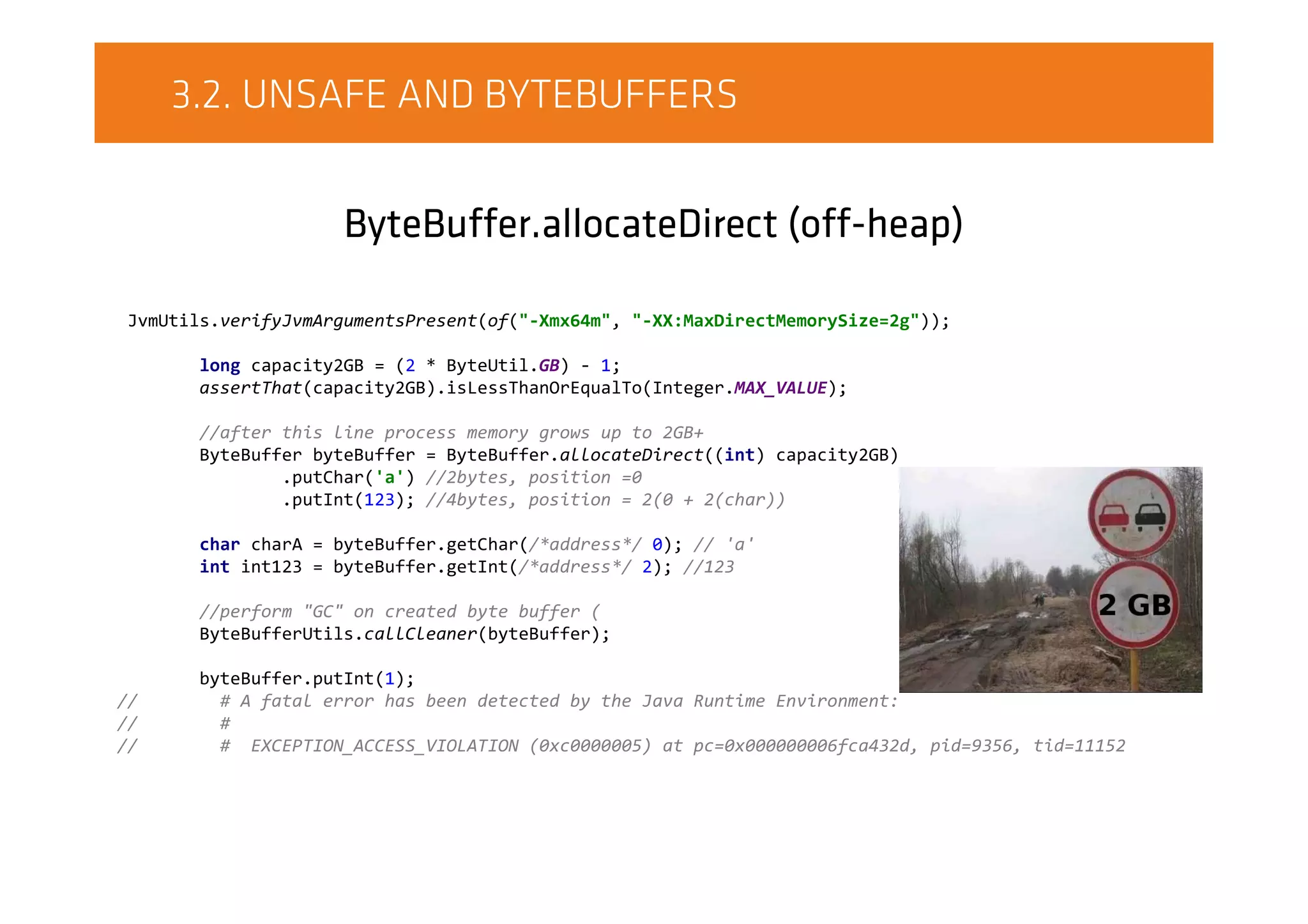1. HEAP VS OFF-HEAP
vs
 