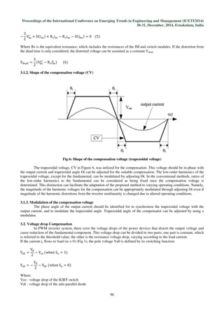 On line nonlinearity compensation technique for pwm inverter drives | PDF