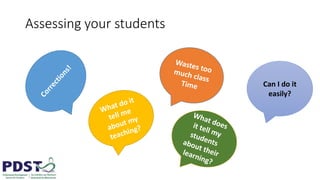 Assessing your students
Can I do it
easily?
 