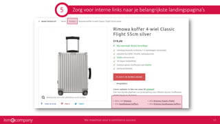 Zorg voor interne links naar je belangrijkste landingspagina’s5
 