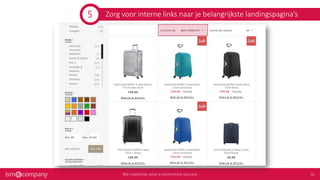 Zorg voor interne links naar je belangrijkste landingspagina’s5
 