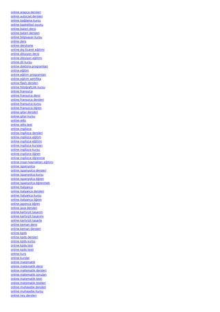 online   arapça dersleri
online   autocad dersleri
online   bağlama kursu
online   basketbol oyunu
online   bateri dersi
online   bateri dersleri
online   bilgisayar kursu
online   ders
online   dershane
online   dış ticaret eğitimi
online   diksiyon dersi
online   diksiyon eğitimi
online   dil kursu
online   doktora programları
online   eğitim
online   eğitim programları
online   eğitim sertifika
online   flash dersleri
online   fotoğrafçılık kursu
online   fransızca
online   fransızca dersi
online   fransızca dersleri
online   fransızca kursu
online   fransızca öğren
online   gitar dersleri
online   gitar kursu
online   ielts
online   ielts test
online   ingilizce
online   ingilizce dersleri
online   ingilizce eğitim
online   ingilizce eğitimi
online   ingilizce kursları
online   ingilizce kursu
online   ingilizce öğren
online   ingilizce öğrenme
online   insan kaynakları eğitimi
online   ispanyolca
online   ispanyolca dersleri
online   ispanyolca kursu
online   ispanyolca öğren
online   ispanyolca öğrenmek
online   italyanca
online   italyanca dersleri
online   italyanca kursu
online   italyanca öğren
online   japonca öğren
online   java dersleri
online   kartvizit tasarım
online   kartvizit tasarımı
online   kartvizit tasarla
online   keman dersi
online   keman dersleri
online   kpds
online   kpds dersleri
online   kpds kursu
online   kpds test
online   kpds testi
online   kurs
online   kurslar
online   matematik
online   matematik dersi
online   matematik dersleri
online   matematik soruları
online   matematik testi
online   matematik testleri
online   muhasebe dersleri
online   muhasebe kursu
online   ney dersleri
 