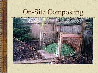 On-Site Composting 