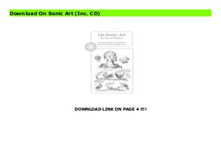 DOWNLOAD LINK ON PAGE 4 !!!!
Download On Sonic Art (Inc. CD)
Read PDF On Sonic Art (Inc. CD) Online, Read PDF On Sonic Art (Inc. CD), Full PDF On Sonic Art (Inc. CD), All Ebook On Sonic Art (Inc. CD), PDF and EPUB On Sonic Art (Inc. CD), PDF ePub Mobi On Sonic Art (Inc. CD), Downloading PDF On Sonic Art (Inc. CD), Book PDF On Sonic Art (Inc. CD), Download online On Sonic Art (Inc. CD), On Sonic Art (Inc. CD) pdf, pdf On Sonic Art (Inc. CD), epub On Sonic Art (Inc. CD), the book On Sonic Art (Inc. CD), ebook On Sonic Art (Inc. CD), On Sonic Art (Inc. CD) E-Books, Online On Sonic Art (Inc. CD) Book, On Sonic Art (Inc. CD) Online Read Best Book Online On Sonic Art (Inc. CD), Download Online On Sonic Art (Inc. CD) Book, Read Online On Sonic Art (Inc. CD) E-Books, Download On Sonic Art (Inc. CD) Online, Read Best Book On Sonic Art (Inc. CD) Online, Pdf Books On Sonic Art (Inc. CD), Download On Sonic Art (Inc. CD) Books Online, Read On Sonic Art (Inc. CD) Full Collection, Read On Sonic Art (Inc. CD) Book, Download On Sonic Art (Inc. CD) Ebook, On Sonic Art (Inc. CD) PDF Read online, On Sonic Art (Inc. CD) Ebooks, On Sonic Art (Inc. CD) pdf Read online, On Sonic Art (Inc. CD) Best Book, On Sonic Art (Inc. CD) Popular, On Sonic Art (Inc. CD) Read, On Sonic Art (Inc. CD) Full PDF, On Sonic Art (Inc. CD) PDF Online, On Sonic Art (Inc. CD) Books Online, On Sonic Art (Inc. CD) Ebook, On Sonic Art (Inc. CD) Book, On Sonic Art (Inc. CD) Full Popular PDF, PDF On Sonic Art (Inc. CD) Read Book PDF On Sonic Art (Inc. CD), Read online PDF On Sonic Art (Inc. CD), PDF On Sonic Art (Inc. CD) Popular, PDF On Sonic Art (Inc. CD) Ebook, Best Book On Sonic Art (Inc. CD), PDF On Sonic Art (Inc. CD) Collection, PDF On Sonic Art (Inc. CD) Full Online, full book On Sonic Art (Inc. CD), online pdf On Sonic Art (Inc. CD), PDF On Sonic Art (Inc. CD) Online, On Sonic Art (Inc. CD) Online, Download Best Book Online On Sonic Art (Inc. CD), Download On Sonic Art (Inc. CD) PDF files
 