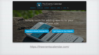https://theeventscalendar.com/
 