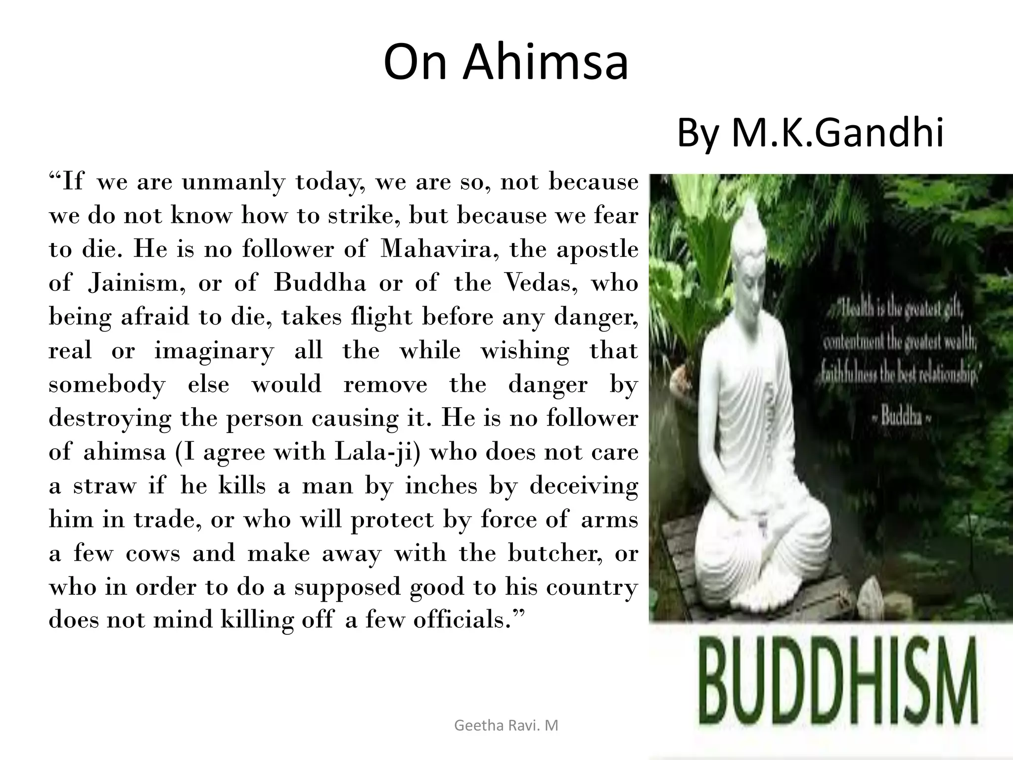 On Ahimsa Final Pdf