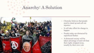 On Anarchism by Noam Chomsky