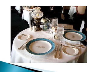 On a restaurant table