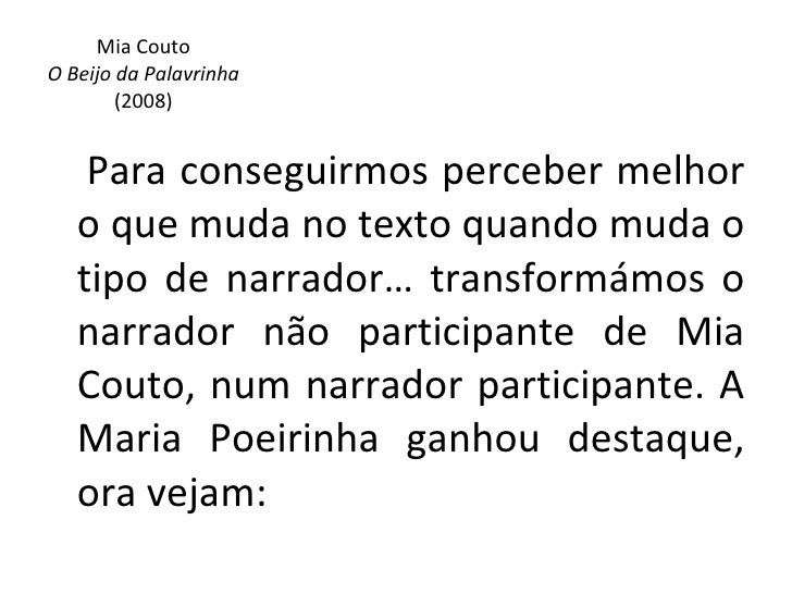 O Narrador Ao Descrever O Seu Próprio Pai