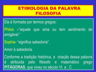 O nascimento da filosofia | PPT