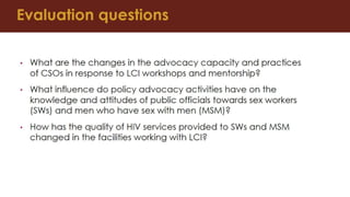 LCI Evaluation Uganda Organizational Network Analysis