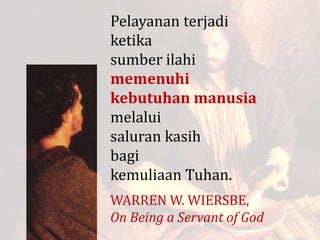 On Being A Servant of God