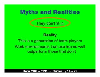 Onboarding Millennials 2009 Opga