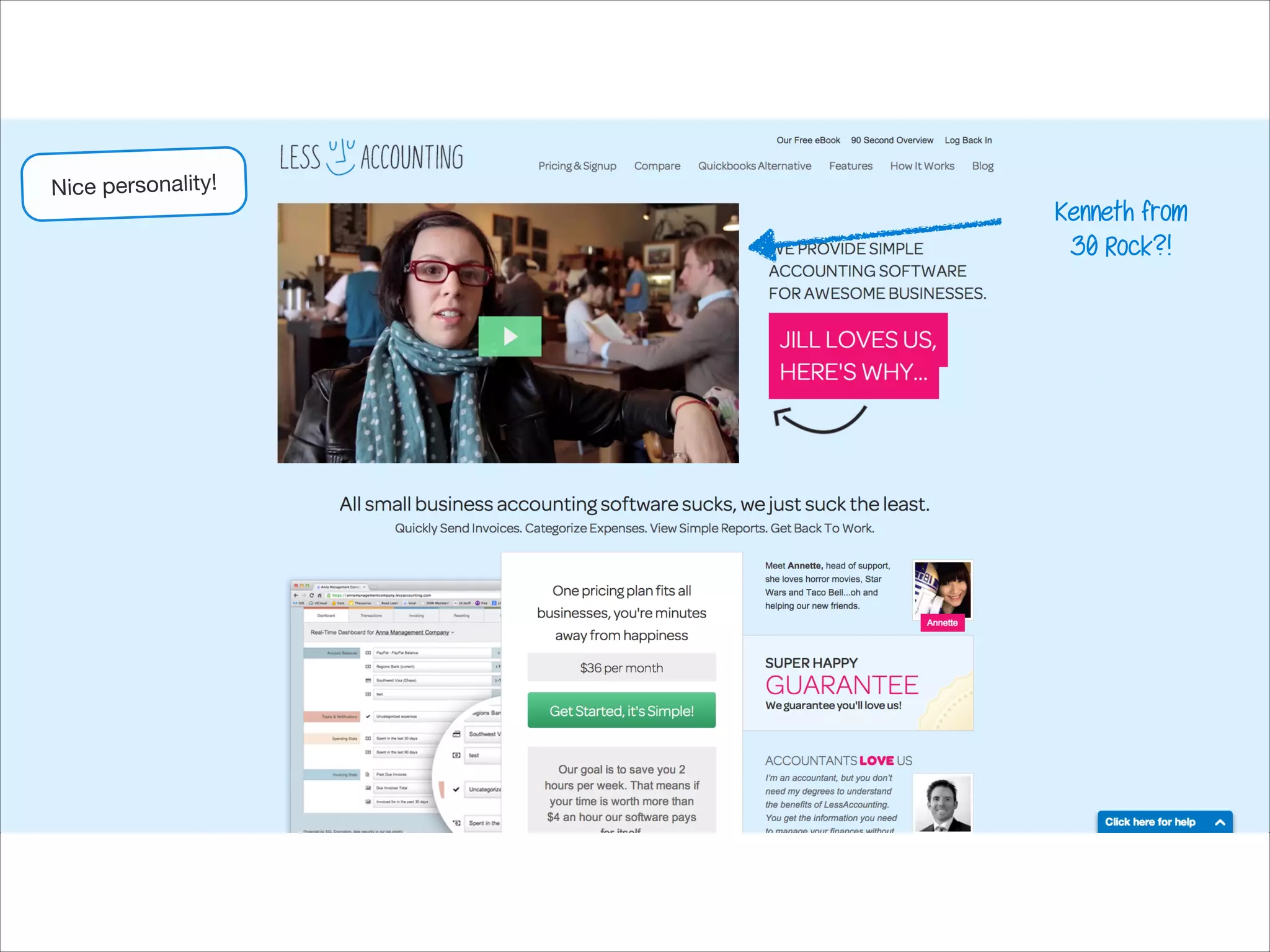 Nice personality!

Kenneth from
30 Rock?!

 