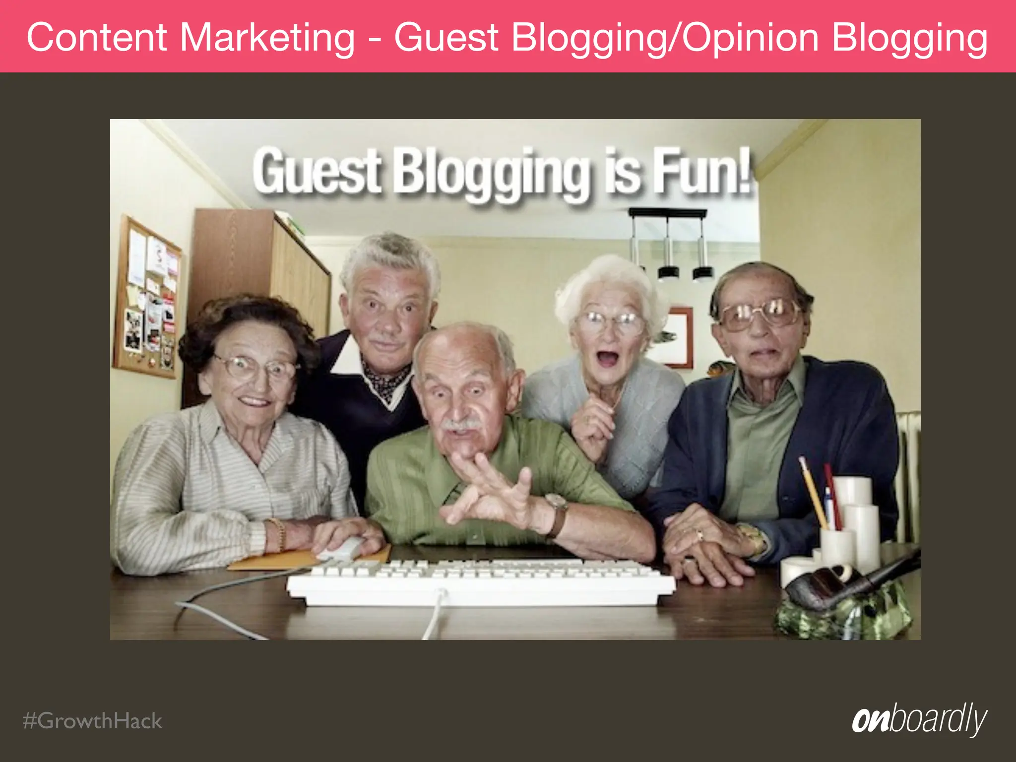Content Marketing - Guest Blogging/Opinion Blogging




#GrowthHack
 