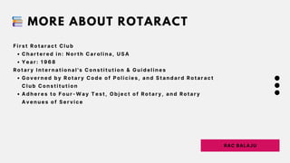 Rotaract Color Code Rotaract Orientation | PPT | PDF