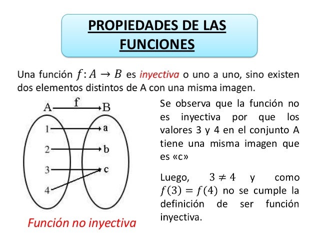 Propiedades funciones