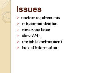 Issues








 