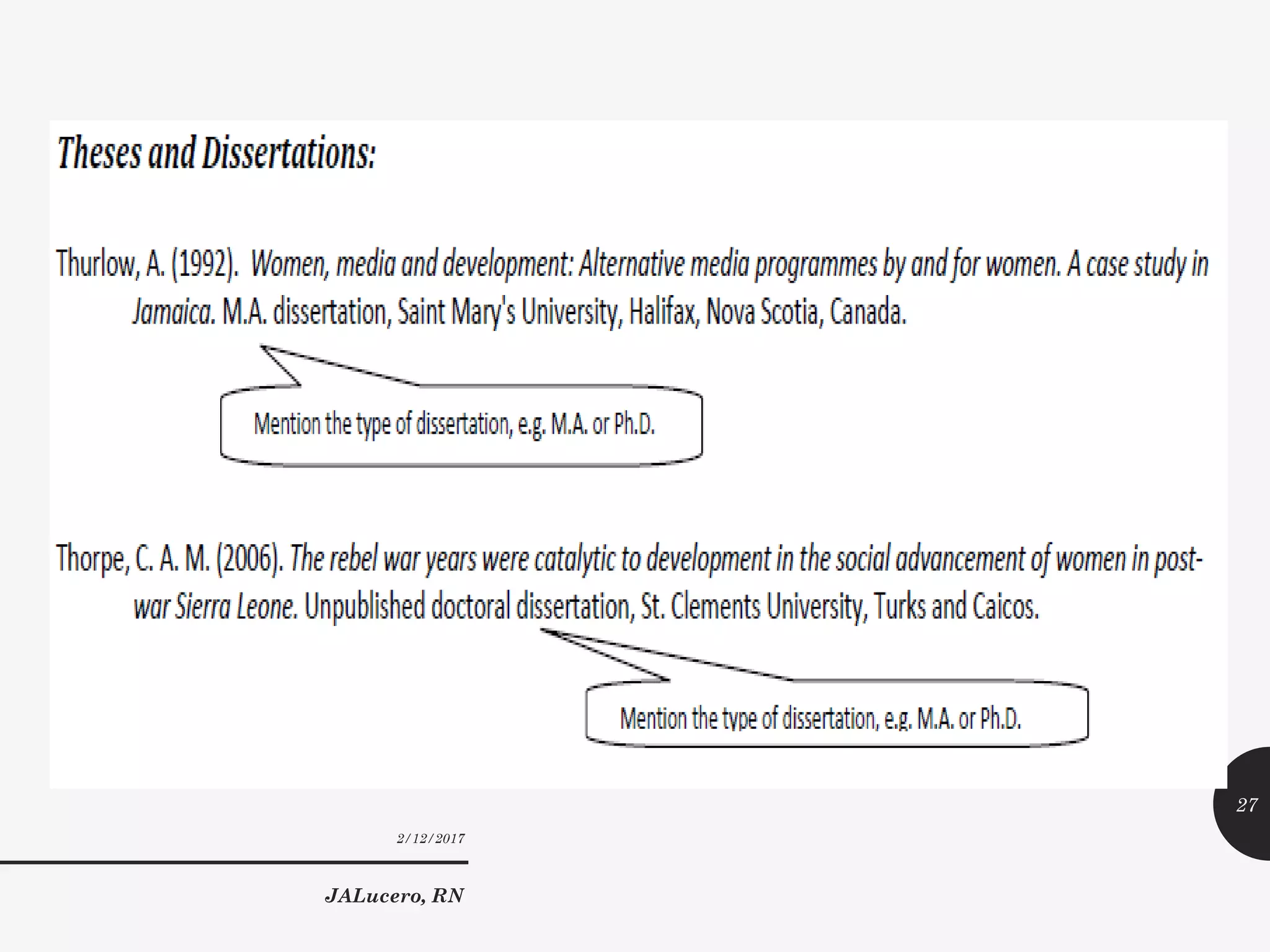 2/12/2017
JALucero, RN
27
 