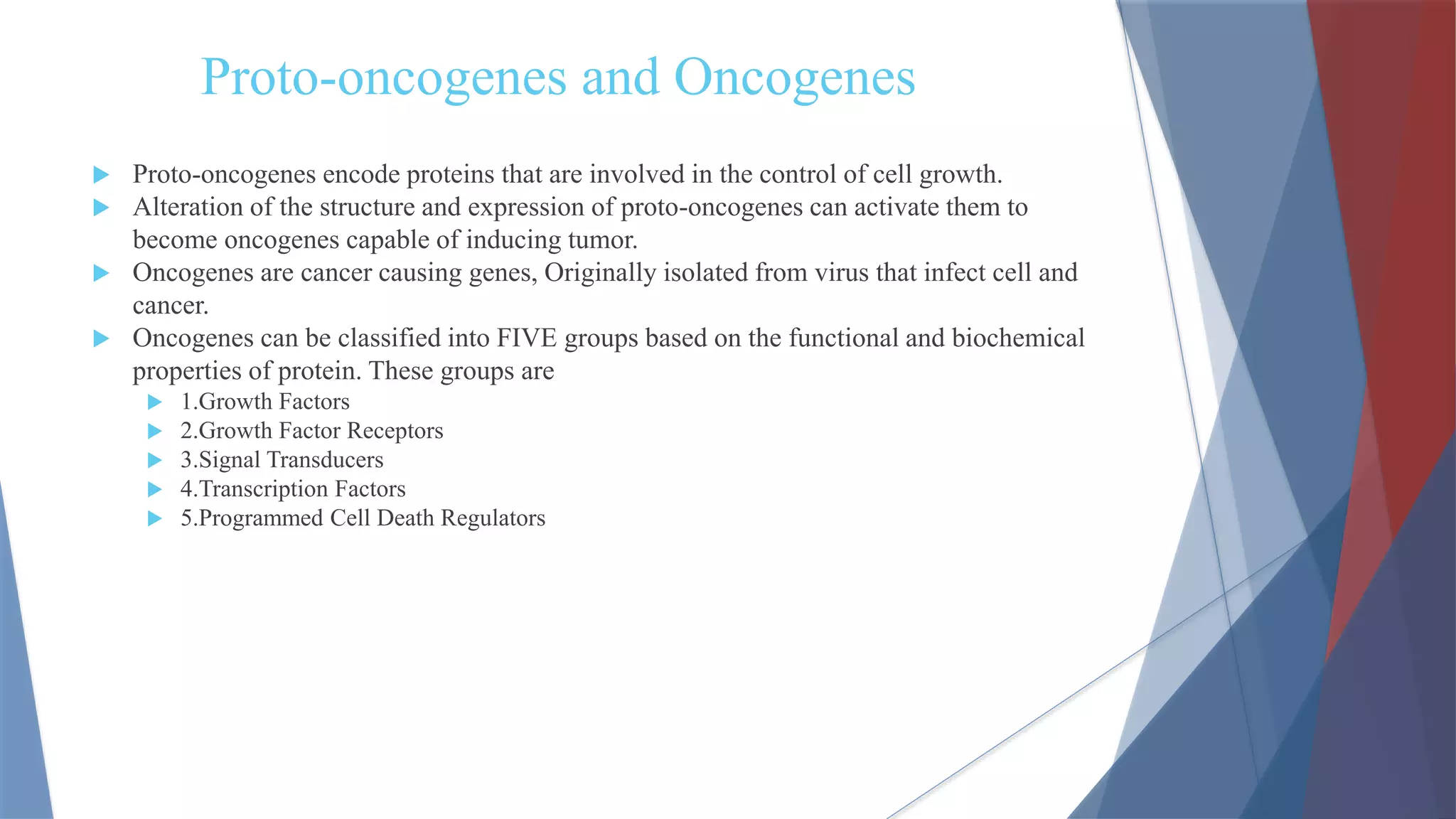 Oncogene and tumor suppressor gene | PPTX
