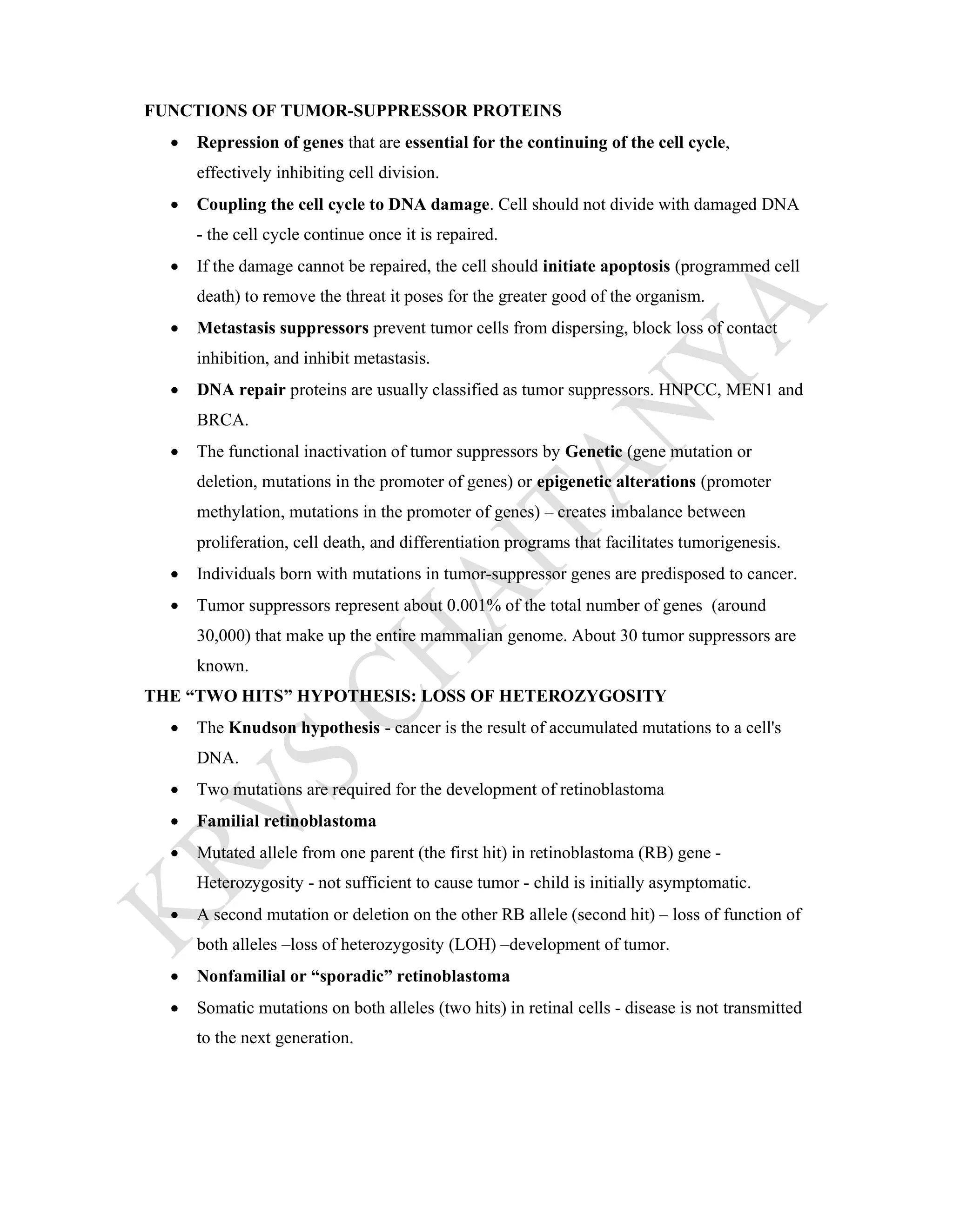 ONCOGENE AND TUMOUR SUPPRESSOR GENE | PDF