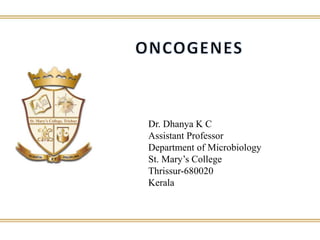 Dr. Dhanya K C
Assistant Professor
Department of Microbiology
St. Mary’s College
Thrissur-680020
Kerala
 