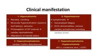 Clinical manifestation
 