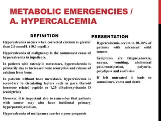 Comprehensive Overview of Oncological Emergencies in Cancer Care | PDF