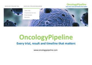 www.oncologypipeline.com
 