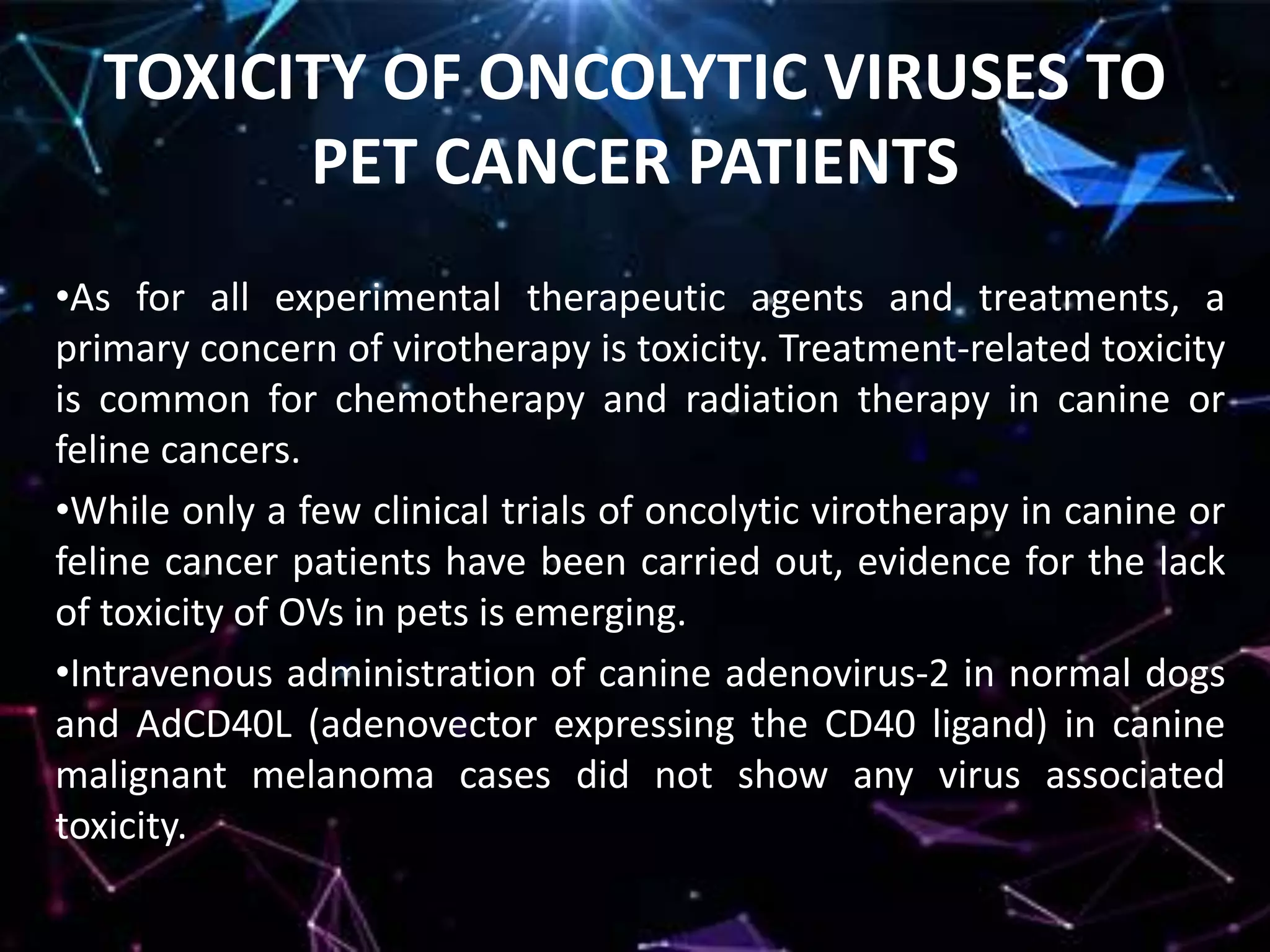 Photo inspiration: Picture Idea: Oncolytic Virotherapy For Canine And Feline Cancer