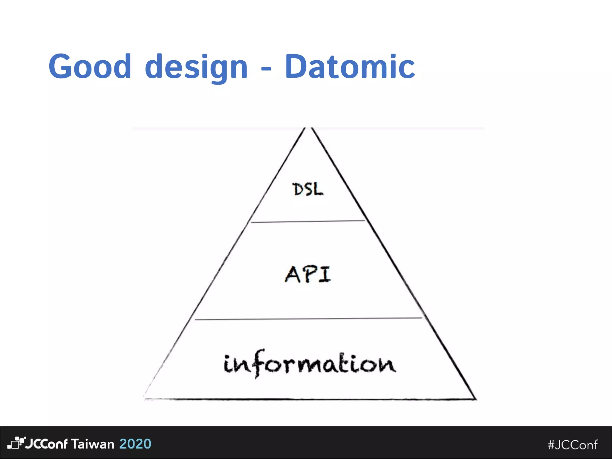 Good design - Datomic   