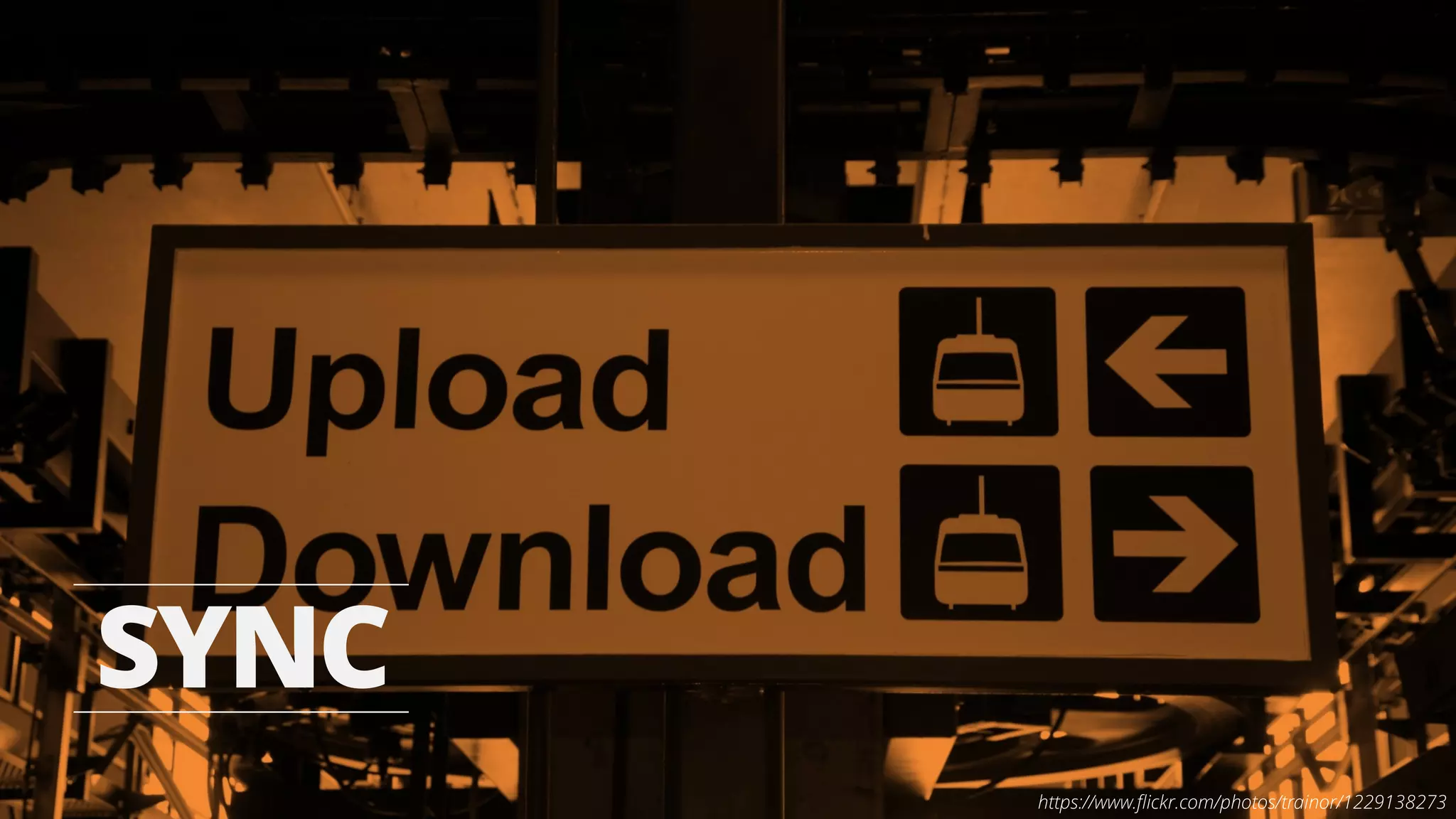 SYNC 
https://www.flickr.com/photos/trainor/1229138273 
 