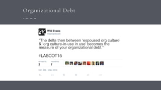 Organizational Debt
 