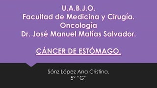 Sánz López Ana Cristina.
5° “G”
 