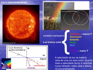  O efeito Doppler Esse efeito, foi explicado pelo austríaco Christian Doppler (1803-1853) em 1843 e tem aplicações importantes. Foi por meio dele que aprendemos que o Universo vem se expandindo desde que surgiu no big bang. O astrofísico americano Edwin Hubble (1889-1953), em 1929, descobriu que as galáxias distantes estão, quase sem exceção, se afastando muito rapidamente de nós. Se a velocidade com que a galáxia se afasta for realmente grande, a luz que ela envia e chega até nós terá um desvio para frequências mais baixas, do mesmo modo que o som de uma buzina se afastando fica mais grave. 
