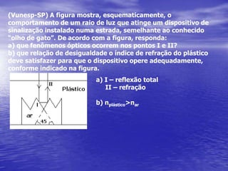 Um trem apita com frequência de 400 Hz. Você é um observador estacionário e ouve o apito,  mas o ouve com frequência de  440 Hz. Qual é a velocidade com que o trem se aproxima de você?     dado: vs = 340 m/s. Como a frequência ouvida é maior que a frequência emitida pela fonte, concluimos que o trem (fonte) está se aproximando do ouvinte, assim, de acordo com o referencial sua velocidade será negativa.ff = 400 Hzfo = 440 Hz Vo = 0Vs = 340 m/sVf = ?440 / (340 +0) = 400 / (340 - Vf)(340 - Vf) = 400 . 340 / 440 340 – Vf = 309Vf = 31 m/s