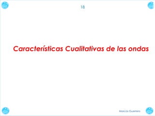 18

Características Cualitativas de las ondas

Marcos Guerrero

 