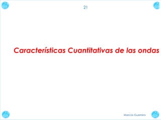 21

Características Cuantitativas de las ondas

Marcos Guerrero

 