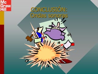 CONCLUSIÓN:
Ondas sonoras
 