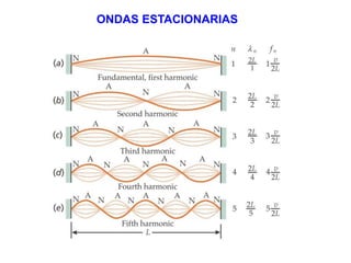 ONDAS ESTACIONARIAS 
