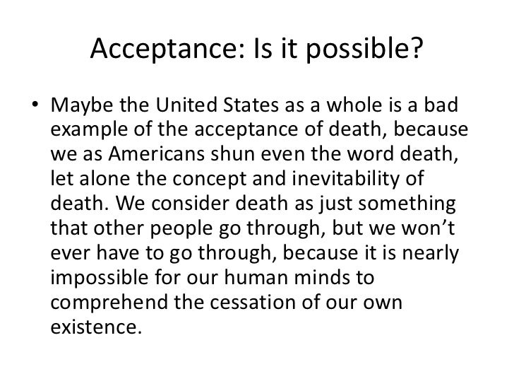 essay on death and dying