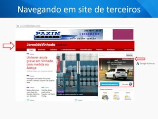 Navegando em site de terceiros
 