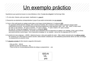 7  ARTE. MÚSICA. XOGOS. DEPORTES. ESPECTÁCULOS 7(03) Enciclopedias de Arte 7(09) Historia da Arte 72  Arquitectura 73/74  Artes Plásticas e Debuxo 73/74(07) Didáctica das Artes Plásticas e Debuxo 73  Artes plásticas (Escultura, numismática, cerámica, orfebrería) 74  Debuxo. Deseño. Artes aplicadas e artesanía 75  Pintura 76  Artes gráficas. Gravado 77  Fotografía e procesos similares 
