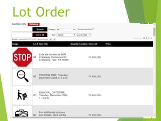 Lot Order
 