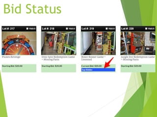 Bid Status
 