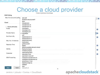 On-demand Continuous Integration with Jenkins, jclouds, and CloudStack ...