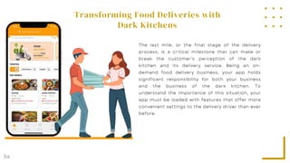 Dark Kitchen: How to Build an On-Demand Food Delivery Business Model | PPT