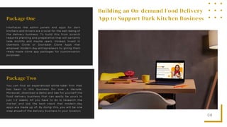 Dark Kitchen: How to Build an On-Demand Food Delivery Business Model | PPT